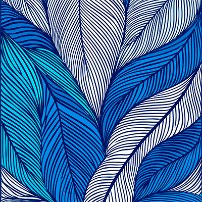 Cerulean leaves